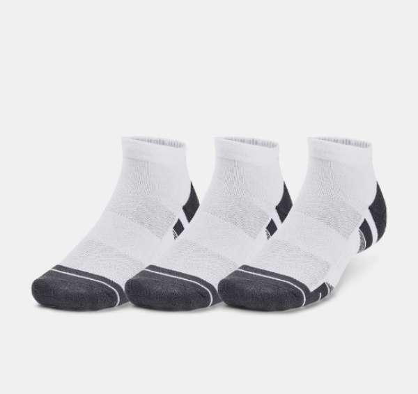 Under Armour UA Performance Tech 3pk Low-WHT