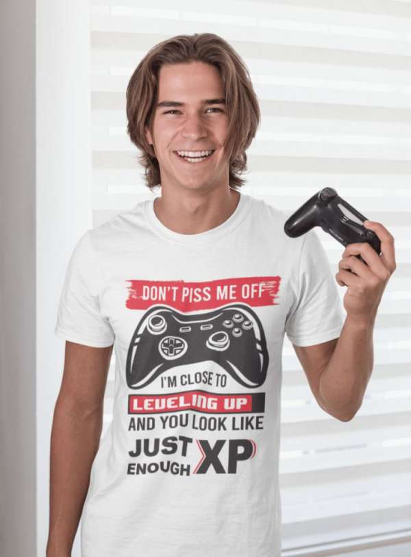 Don't piss me off fehér póló