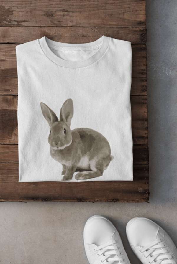 Nyuszi fehér póló