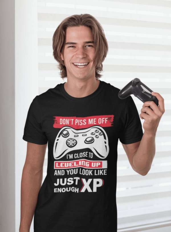 Don't piss me off fekete póló