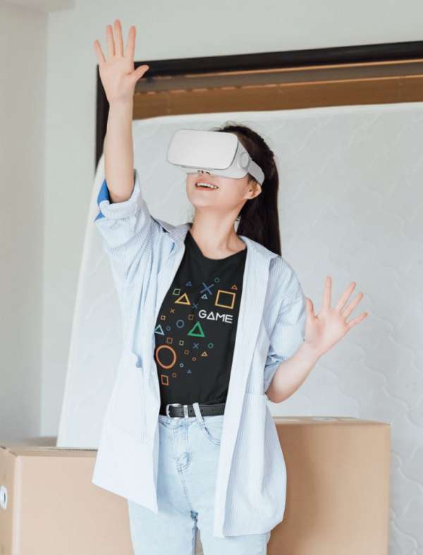 Game symbols fekete póló