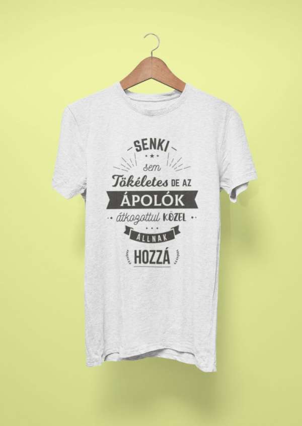 Ápoló01 fehér póló