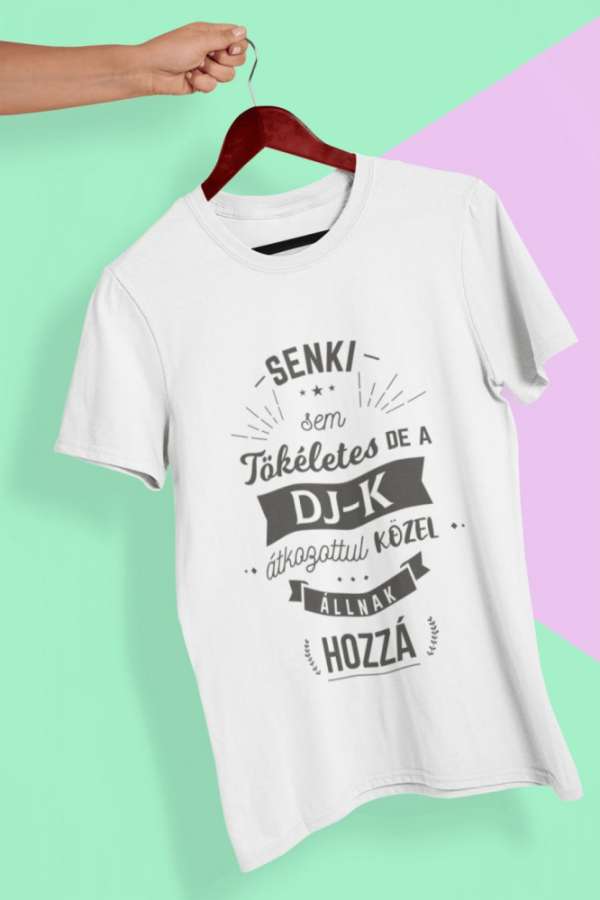 DJ fehér póló