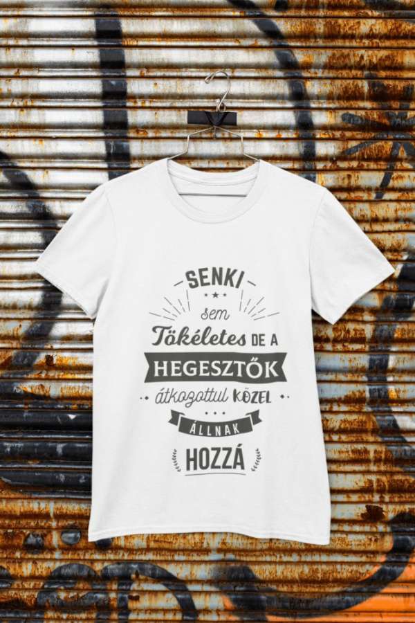 Hegesztő fehér póló