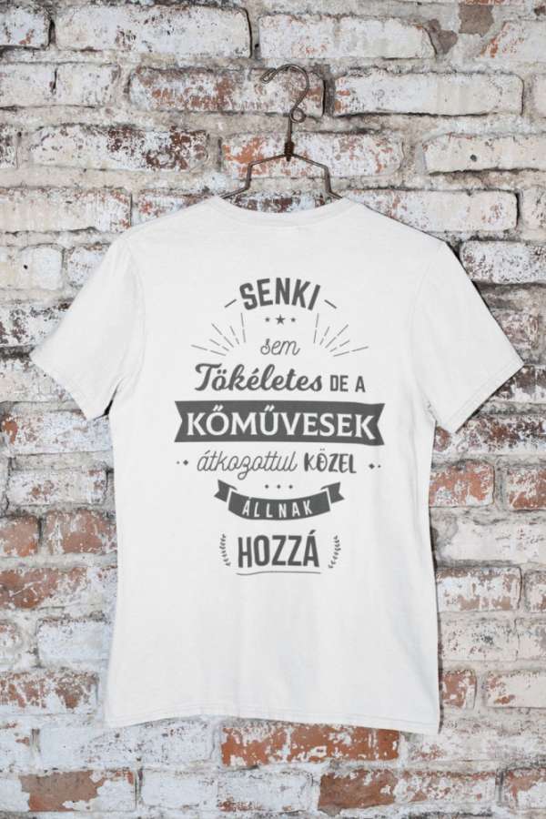 Kőműves fehér póló