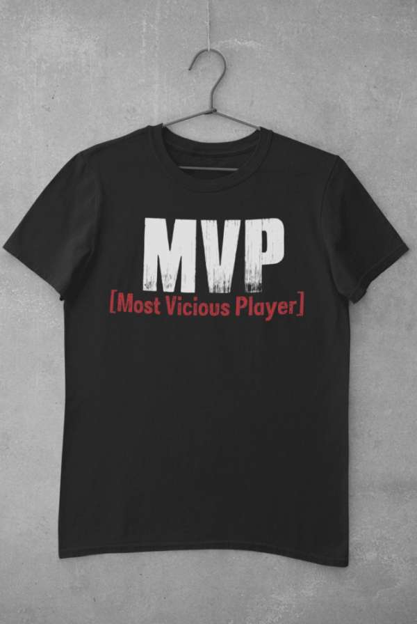 MVP Most Vicious Player fekete póló