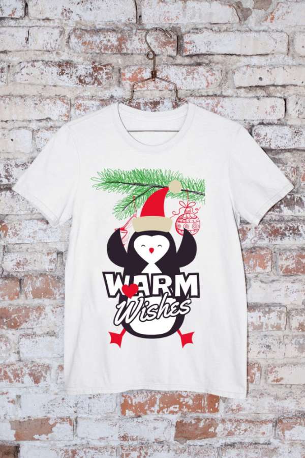 Warm wishes fehér póló