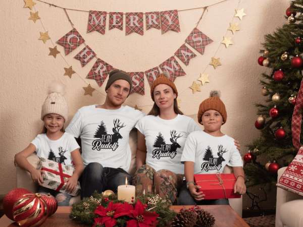 Team Rudolf fehér póló 1