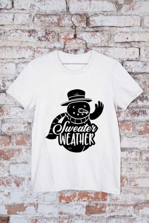 Sweater weather hóember fehér póló