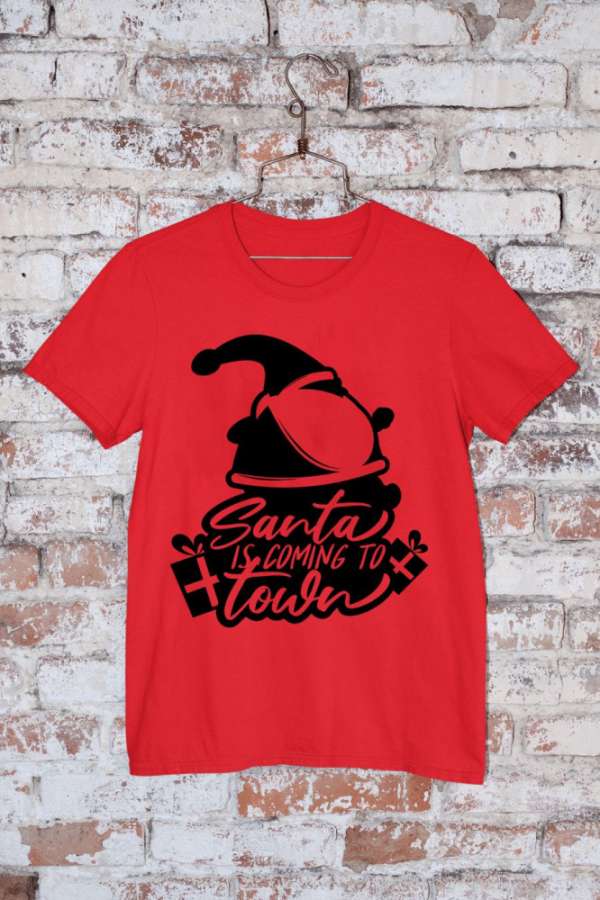 Santa is coming to town póló