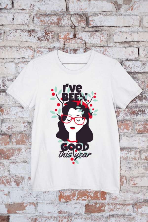 I've been good this year fehér póló