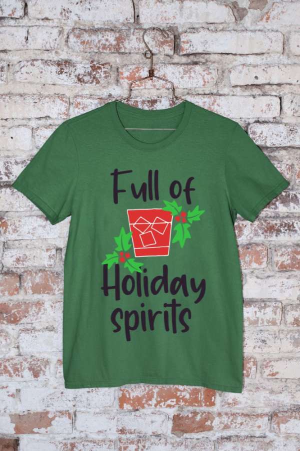 Full of holiday spirits póló