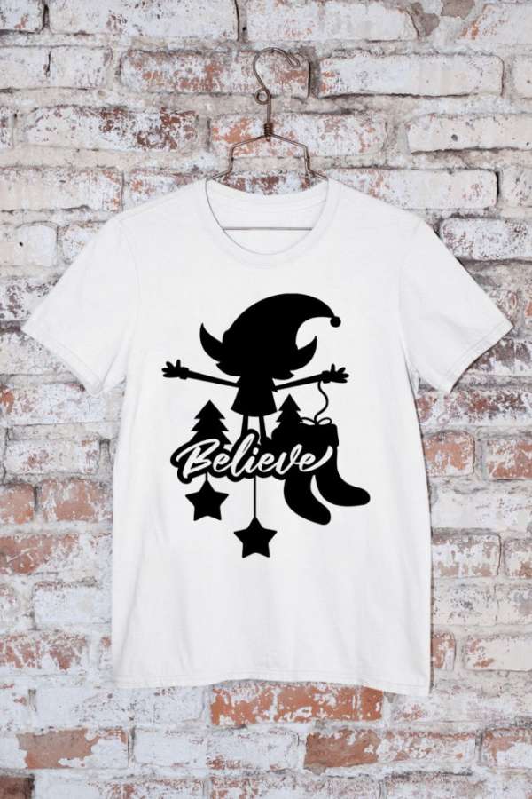 Believe fehér póló
