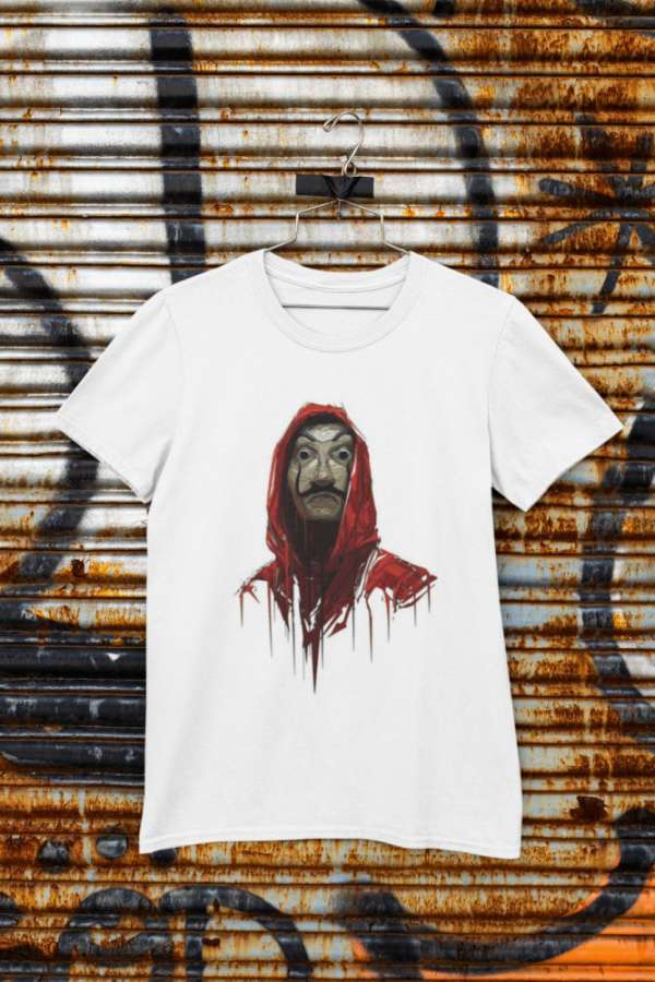 Hand-drawn Dali fehér póló