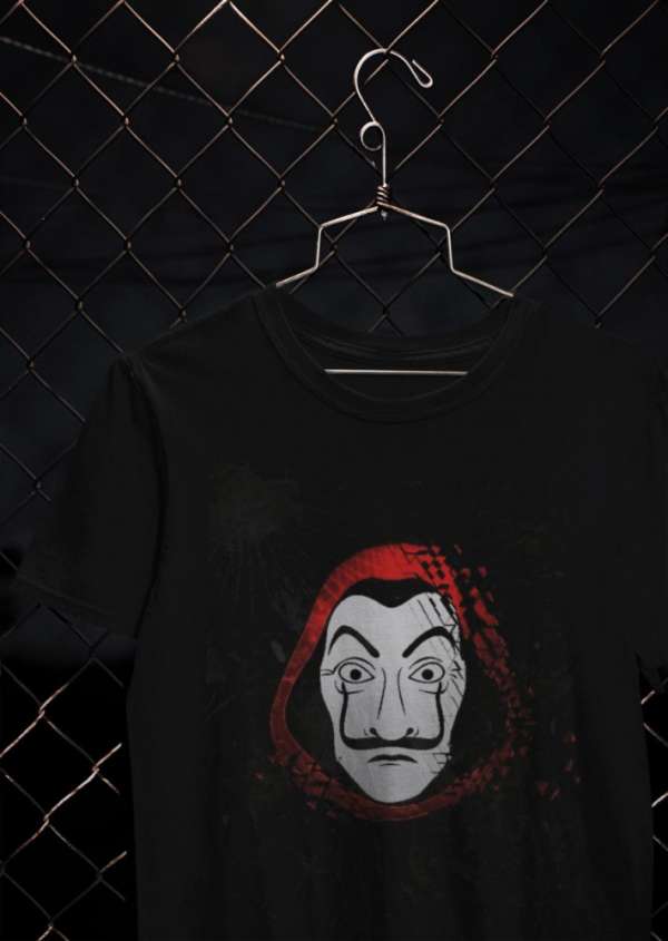 Red Hooded Dali fekete póló