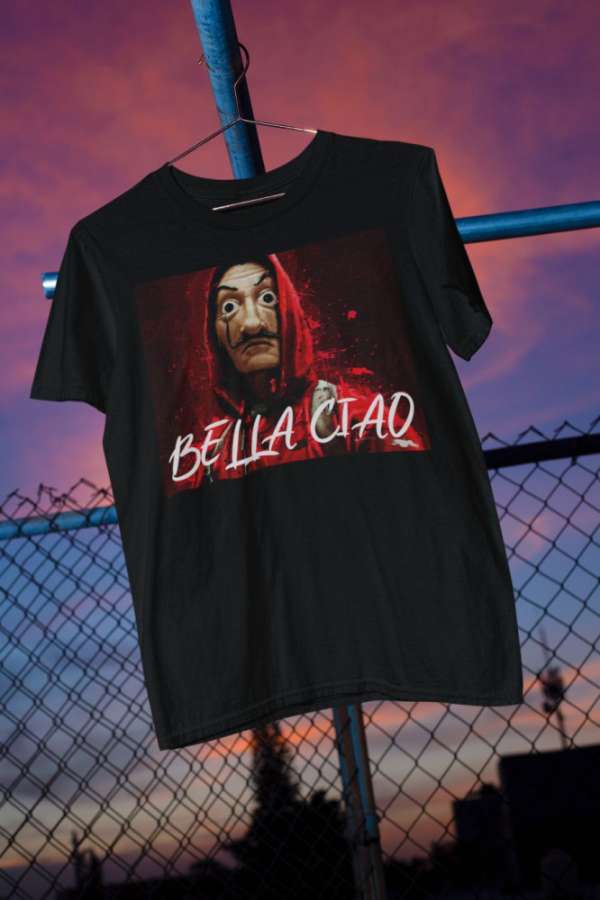 Bella Ciao 3. fekete póló