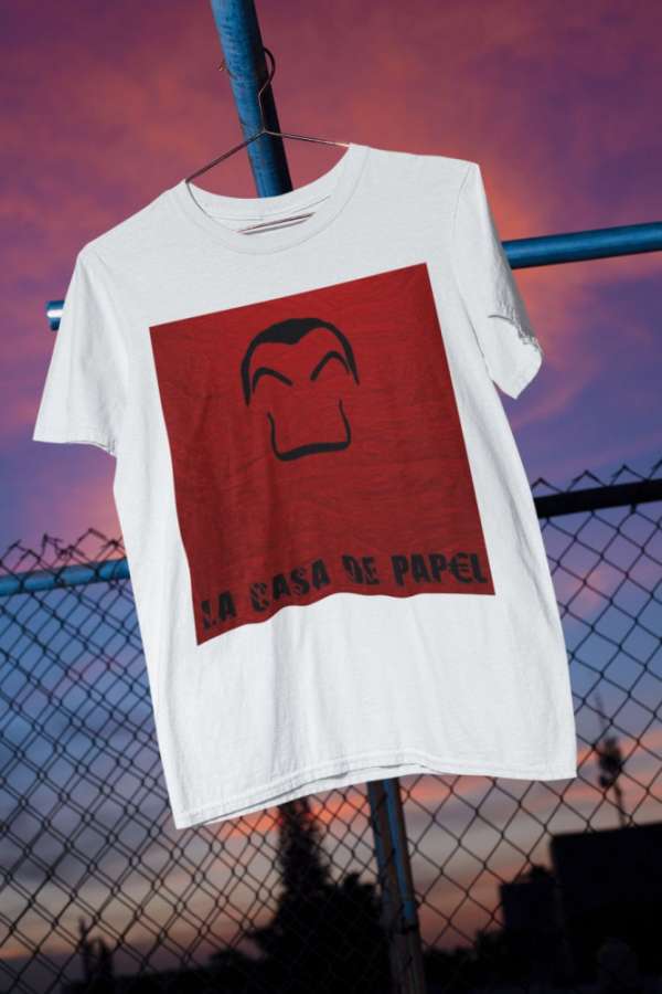 La Casa De Papel Red fehér póló
