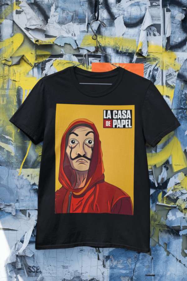 La Casa De Papel 2. fekete póló