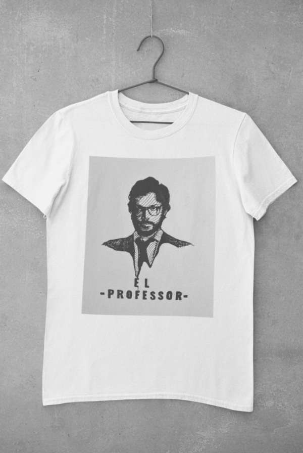 El Professor fehér póló