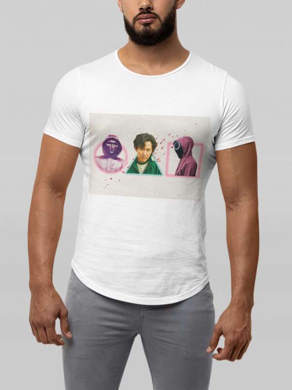 SquidGame 01 fehér póló