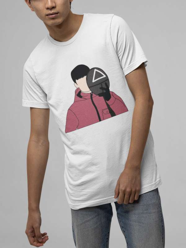 SquidGame 04 fehér póló