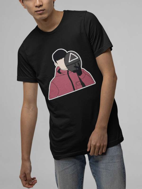 SquidGame 04 fekete póló