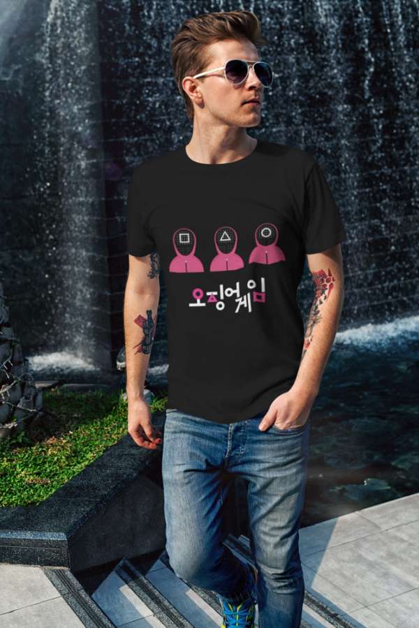 SquidGame 14 fekete póló