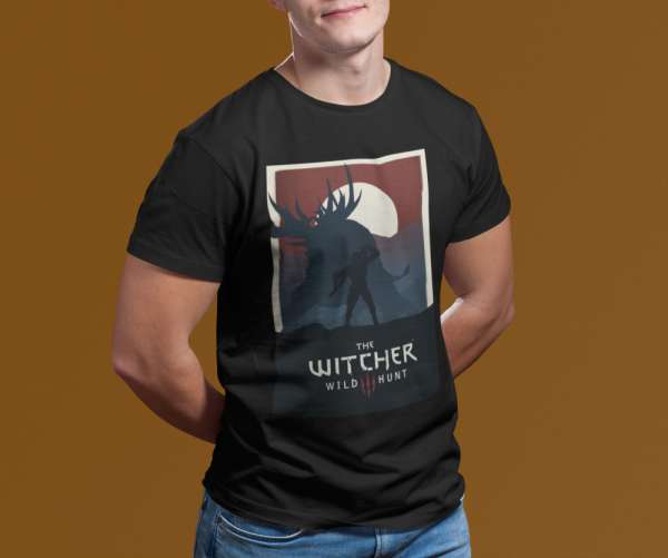Witcher 01 fekete póló