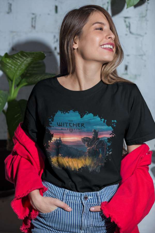 Witcher 02 fekete póló