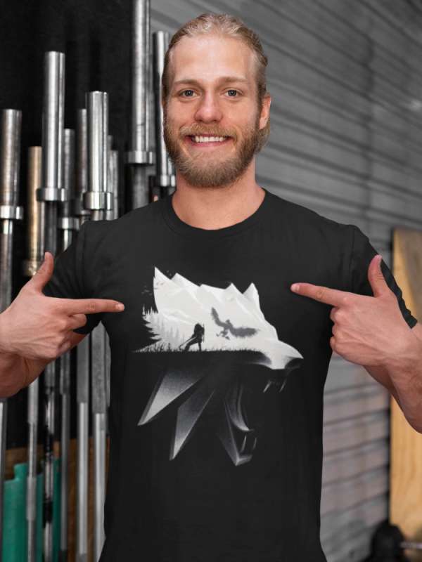 Witcher 07 fekete póló