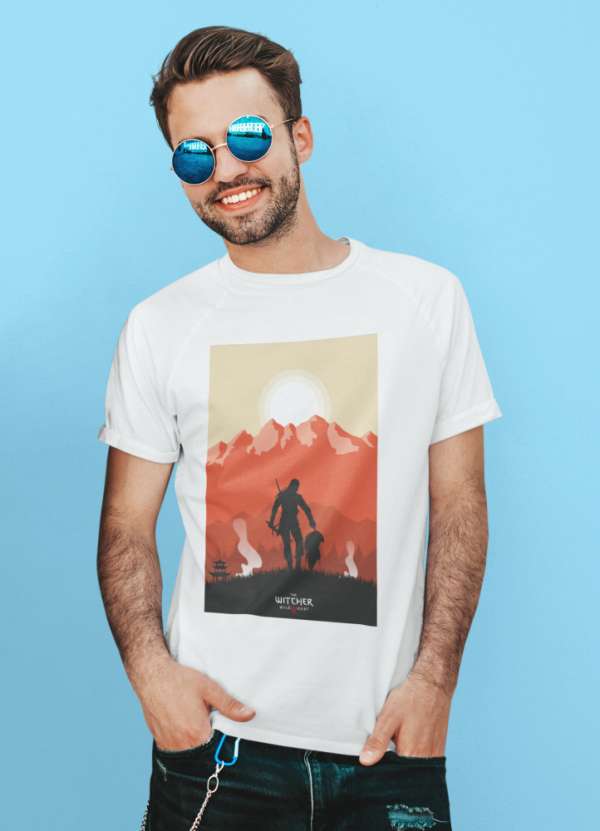 Witcher 09 fehér póló