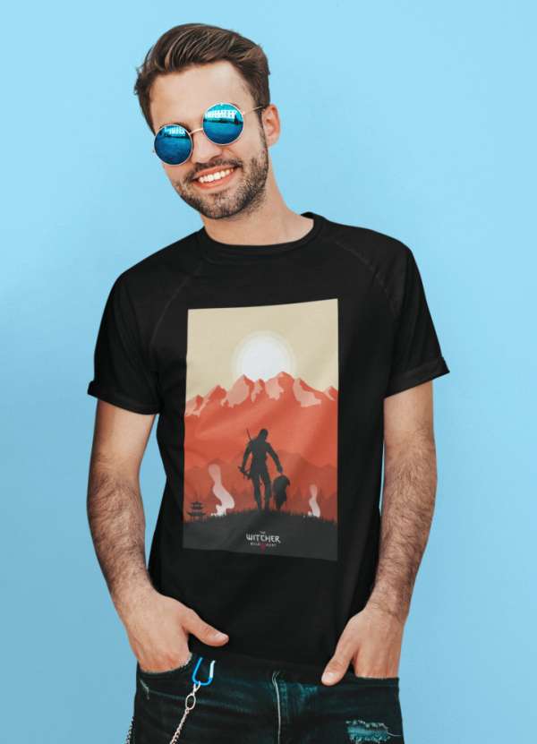 Witcher 09 fekete póló