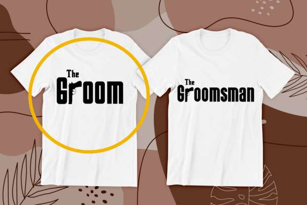 Groom, Groomsman 01 fehér póló 01