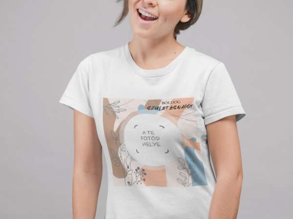 Fotós fehér póló Születésnap 13