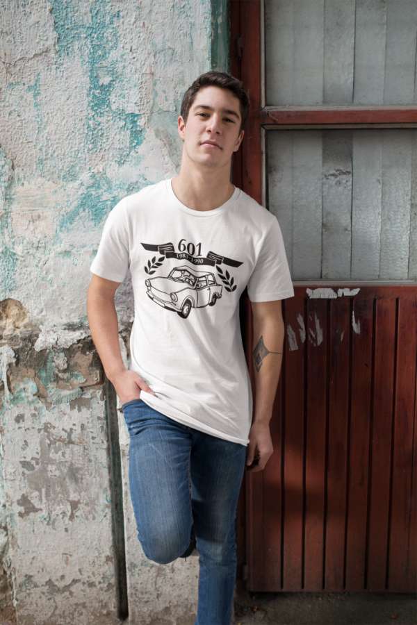 Trabant 2 fehér póló