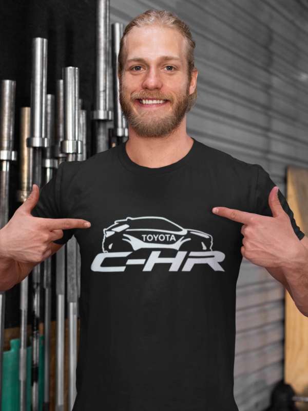 Toyota C-HR fekete póló