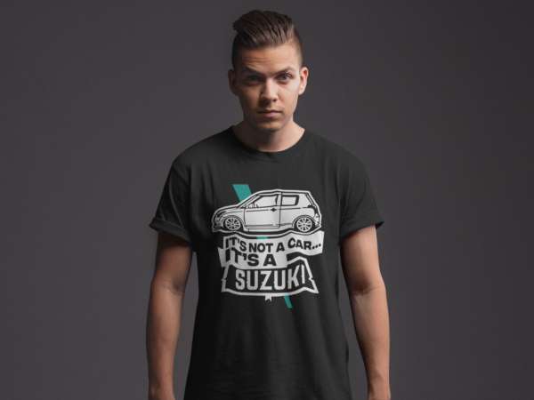 It's not a car…, it's a suzuki swift new fekete póló