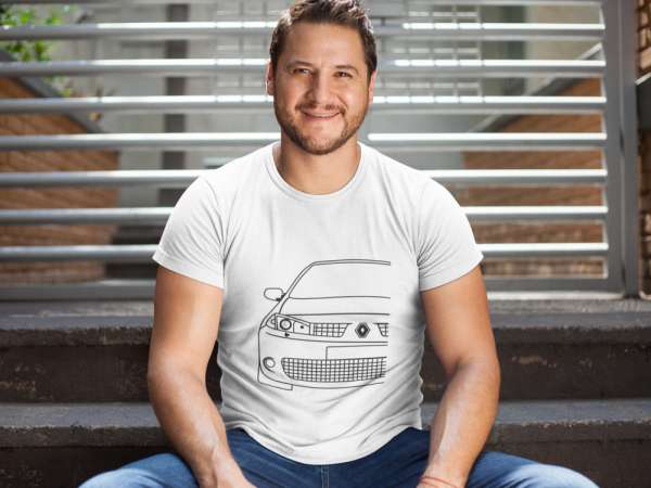 Renault draw fehér póló