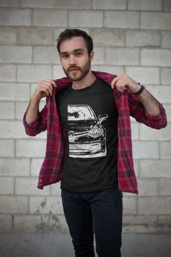 Renault rusty fekete póló