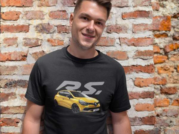 R.S. Renault fekete póló