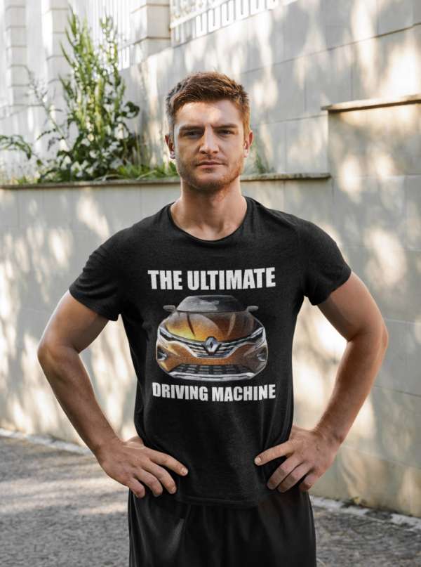 The Ultimate driving machine Renault 1 fekete póló