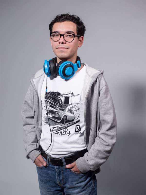 Lada street rally fehér póló