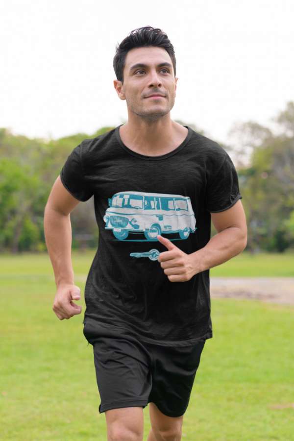 Barkas 01 fekete póló