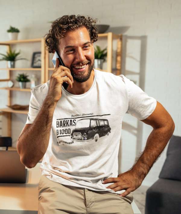 Barkas B1000 fehér póló