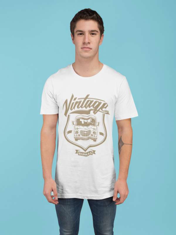Vintage Barkas fehér póló