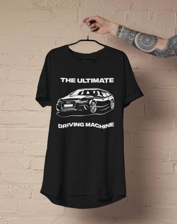The ultimate diving machine Audi fekete póló