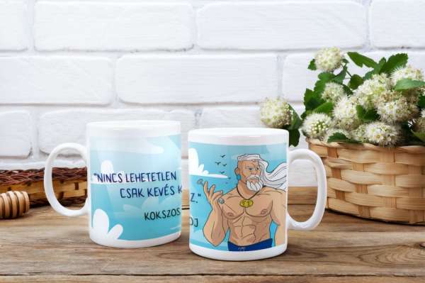 Kokosz Károly bögre