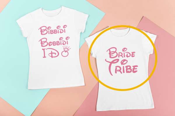 Bibbidi Bobbidi I Do fehér póló 2