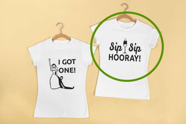 I got one, Síp síp hooray fehér póló 2