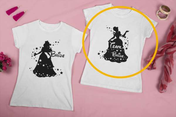 Princess Bride, Team Bride fehér póló 2